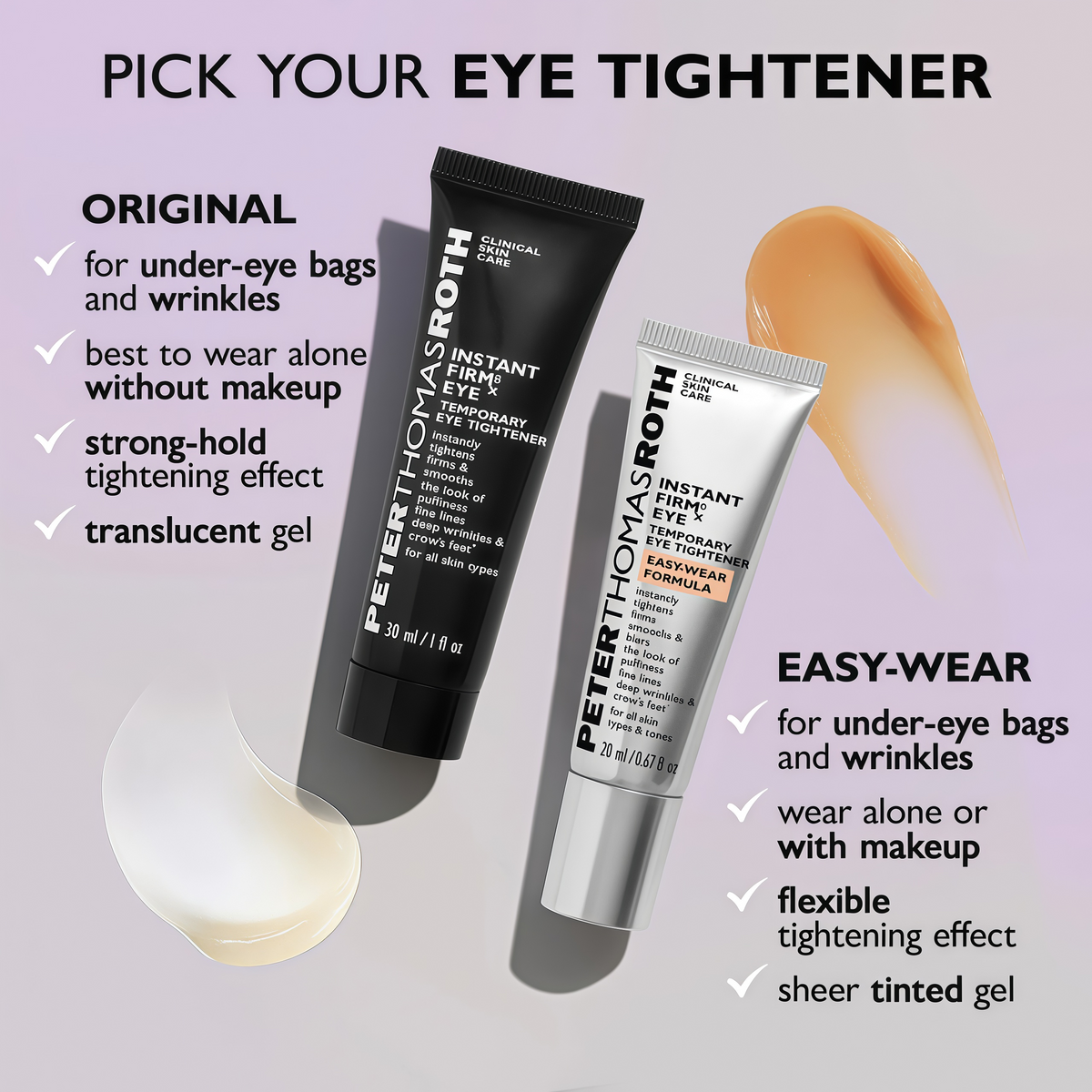 INSTANT FIRMX EYETEMPORARY EYETIGHTENER EASY-WEAR FORMULA